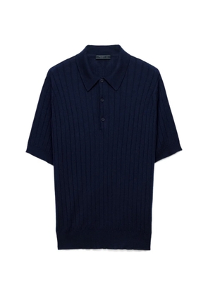 Prada cashmere and silk polo shirt - Blue