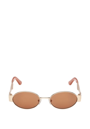 GUESS USA oval-frame sunglasses - Gold