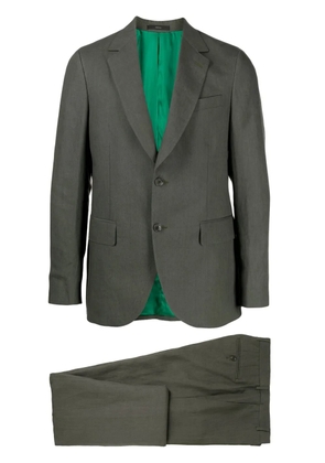 Paul Smith single-breasted linen suit - Green