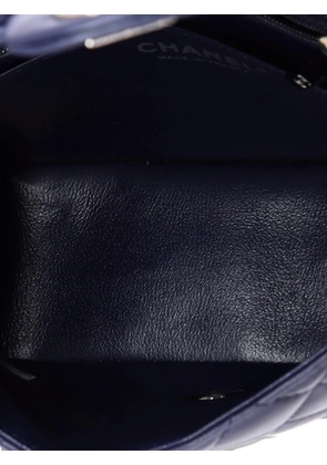 CHANEL Pre-Owned Square Classic Single Flap Bag Quilted Lambskin Mini crossbody bag - Blue