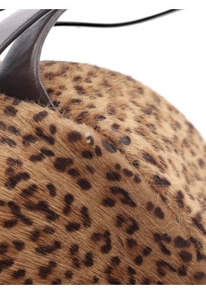 Bottega Veneta Pre-Owned leopard-print tote bag - Brown