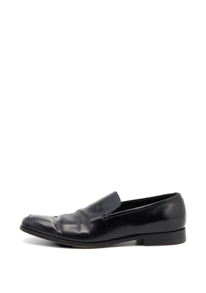 Prada Pre-Owned slip-on leather loafers - Black