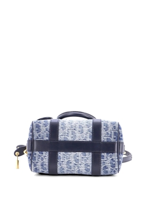 Christian Dior Pre-Owned Groove Convertible Bowling Bag Oblique Denim 20 handbag - Blue