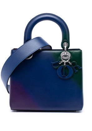 Christian Dior Pre-Owned 2013 Medium Ombre Calfskin Lady Dior satchel - Blue