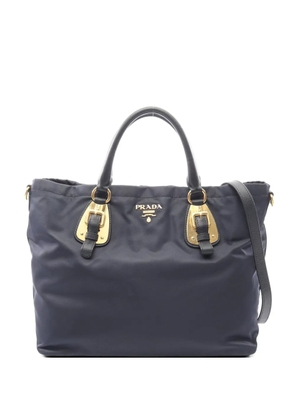 Prada Pre-Owned 2010s Tessuto Soft Calf tote bag - Blue
