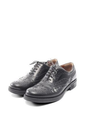 Miu Miu Pre-Owned 2000s x Church's Oxford shoes - Black