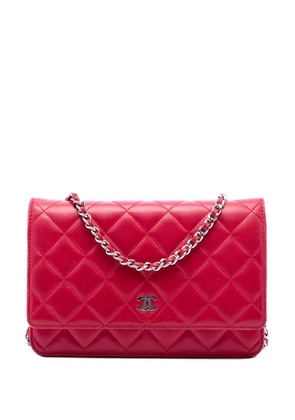 CHANEL Pre-Owned 2011 CC Quilted Lambskin Wallet on Chain crossbody bag - Pink