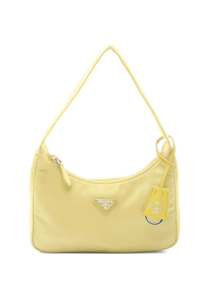 Prada Pre-Owned 2010s Re-Edition 2000 mini shoulder bag - Yellow