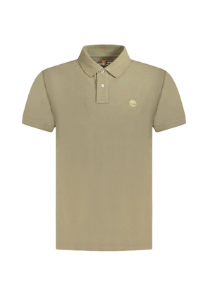 Timberland logo-embroidered short-sleeve polo shirt - Neutrals