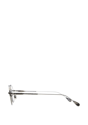 Kuboraum round-frame glasses - Silver