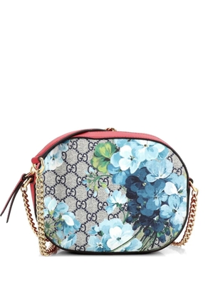 Gucci Pre-Owned Chain Blooms Print GG Coated Canvas Mini crossbody bag - Brown