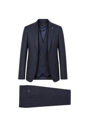 LUIGI BIANCHI MANTOVA three-piece single-breasted suit - Blue