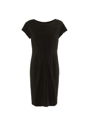 Weekend Max Mara crepe pleated dress - Black
