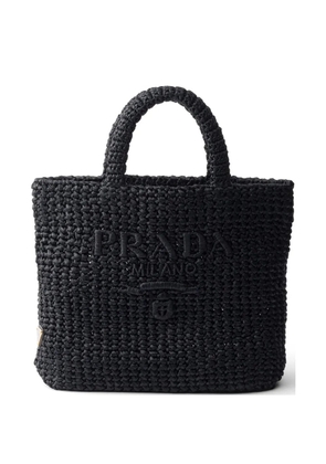 Prada small crochet tote bag - Black