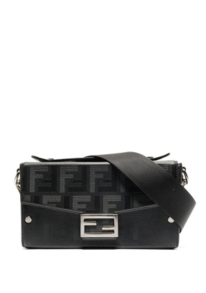 Fendi Pre-Owned 2020-2025 Zucca Trunk Baguette shoulder bag - Black