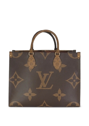 Louis Vuitton Pre-Owned 2021-2024 MM Onthego monogram-pattern tote bag - Brown