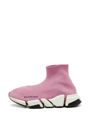 Balenciaga Pre-Owned Speed sock-style sneakers - Pink