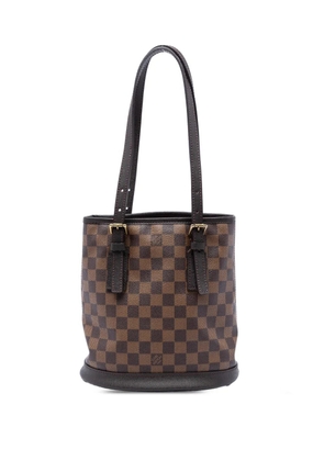 Louis Vuitton Pre-Owned 2000 Damier Ebene Marais bucket bag - Brown