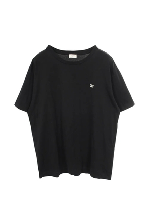 Celine Pre-Owned 2000s Triomphe-detail T-shirt - Black