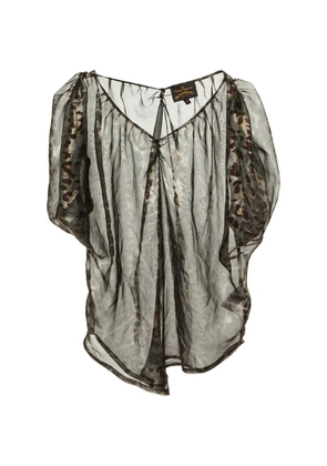 Vivienne Westwood Pre-Owned Anglomania animal-print top - Black