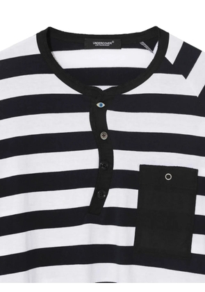 Undercover striped long sleeve T-shirt - White