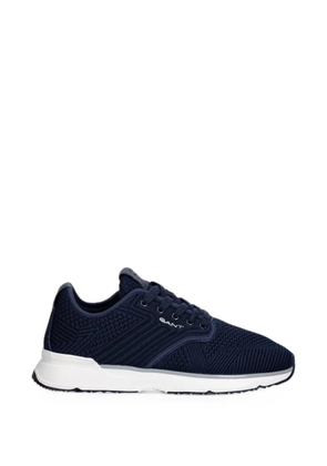 Gant knit-texture panelled sneakers - Blue