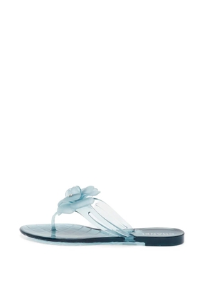 CHANEL Pre-Owned Camelia thong sandals - White