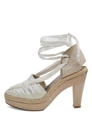 Stella McCartney Pre-Owned 105mm platform pumps - White
