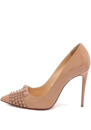 Christian Louboutin Pre-Owned Pyrami heeled pumps - Neutrals