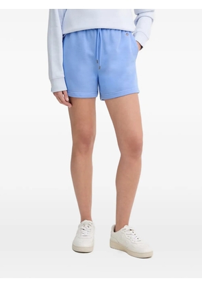 Gant logo-embroidered drawstring shorts - Blue