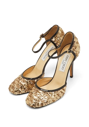 Jimmy Choo Pre-Owned Tessa heeled pumps - Gold