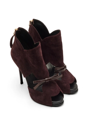 Roger Vivier Vintage Bibow cut-out ankle boots - Brown