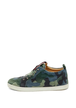 Christian Louboutin Pre-Owned F.A.V Fique A Vontade camouflage sneakers - Green
