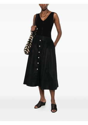 TWINSET scalloped-edge top - Black