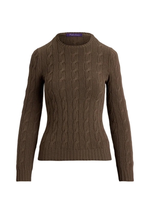 Ralph Lauren Collection cable-knit cashmere sweater - Brown