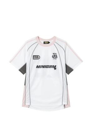 Mini Cream graphic-print raglan-sleeve T-shirt - White