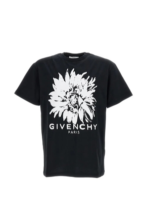 Givenchy floral-print T-shirt - Black