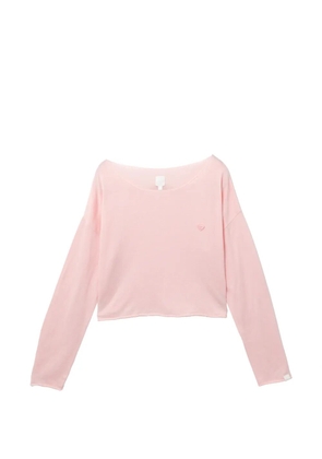 APEE™ by *A BATHING APE® logo-patch sweater - Pink