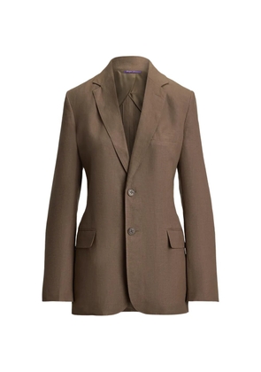 Ralph Lauren Collection Marcy single-breasted blazer - Brown