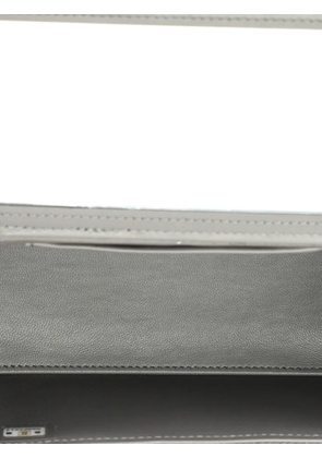 CHANEL Pre-Owned CC Top Handle Vanity Case with Chain Quilted Lambskin with Metal Small satchel - Grey