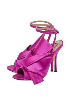 Nº21 Raso ankle-wrap sandals - Pink
