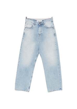 AMARÁNTO faded-effect wide-leg jeans - Blue
