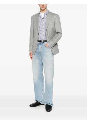 AMARÁNTO faded-effect wide-leg jeans - Blue