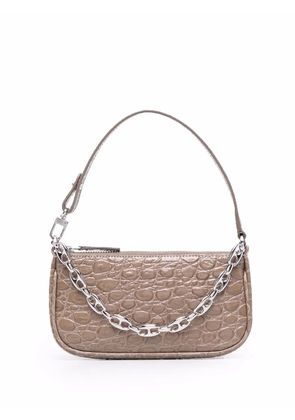 BY FAR mini Rachel chain shoulder bag - Grey