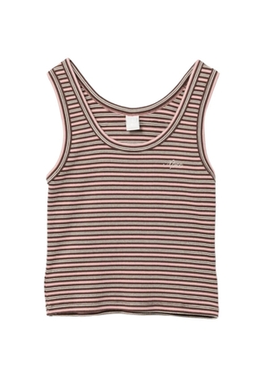 APEE™ by *A BATHING APE® logo embroidered strip top - Pink