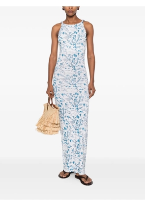 ERDEM gathered maxi dress - White