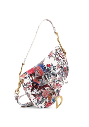 Christian Dior Pre-Owned Saddle Handbag with Strap Printed Leather Medium shoulder bag - Multicolour