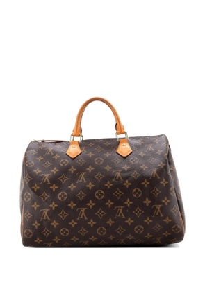 Louis Vuitton Pre-Owned Speedy Handbag Monogram Canvas 35 satchel - Brown