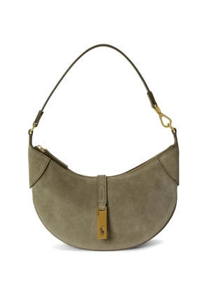 Polo Ralph Lauren Polo ID suede shoulder bag - Green