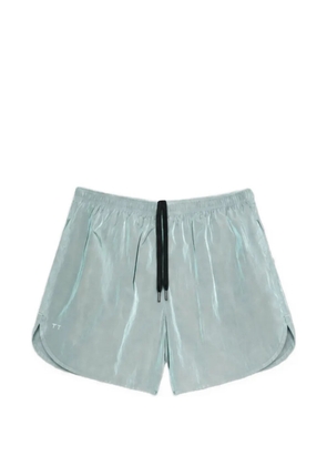 TRUE TRIBE iridescent drawstring swim shorts - Blue